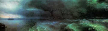 イワン・コンスタンティノヴィチ・アイヴァゾフスキー Painting - 静けさからハリケーンへ 1892 ロマンティック イワン・アイヴァゾフスキー ロシア
